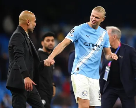 Haaland Enters Exclusive Champions League 50-Goal Group, Praised by Pep as Ronaldo and Messi's Peer