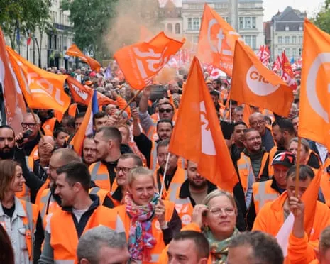 Nationwide Protest Demonstrations Sees Vast Numbers Marching Across France